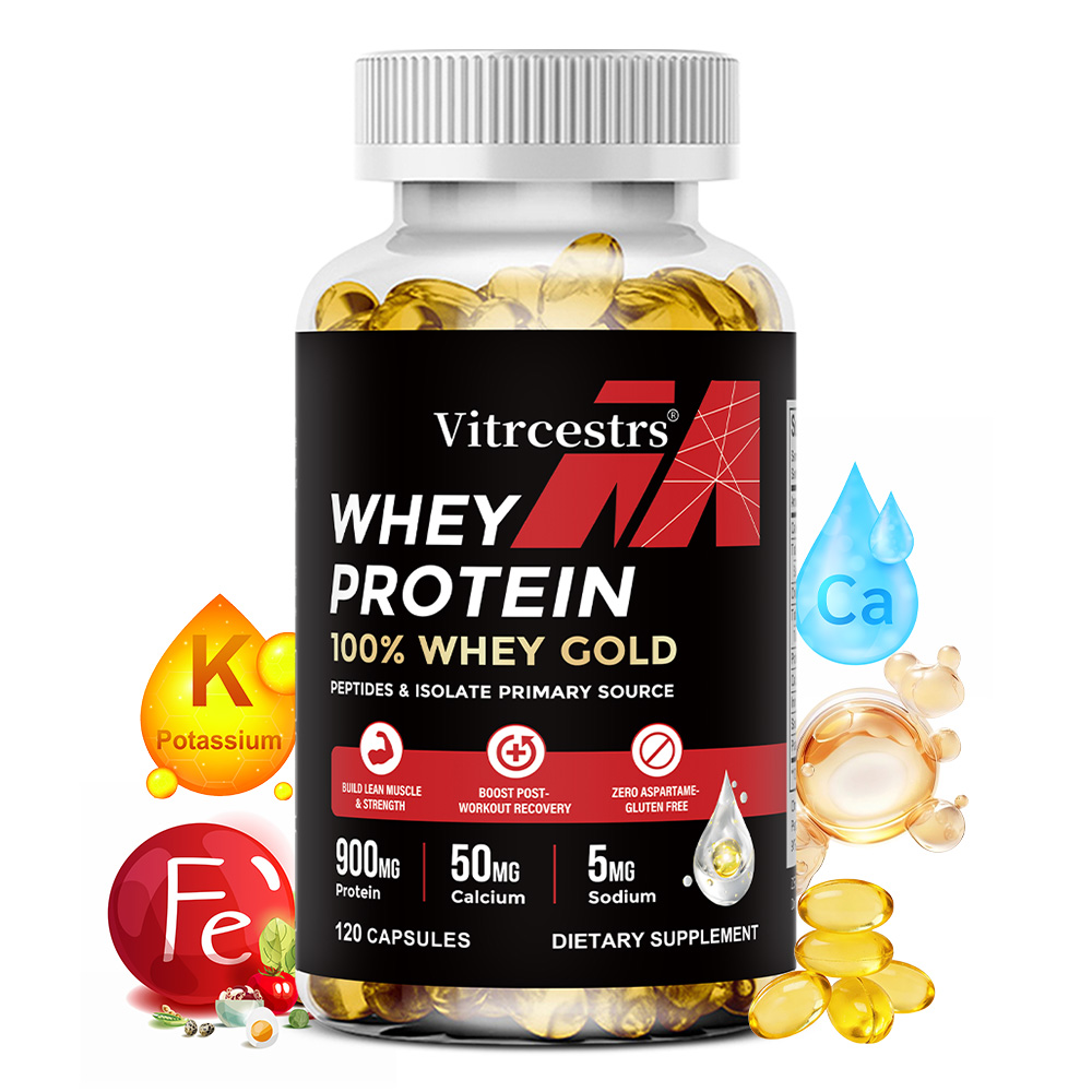 Protein Bar - Whey-Protein-Konzentrat Kapseln - 900mg Protein, Erholung