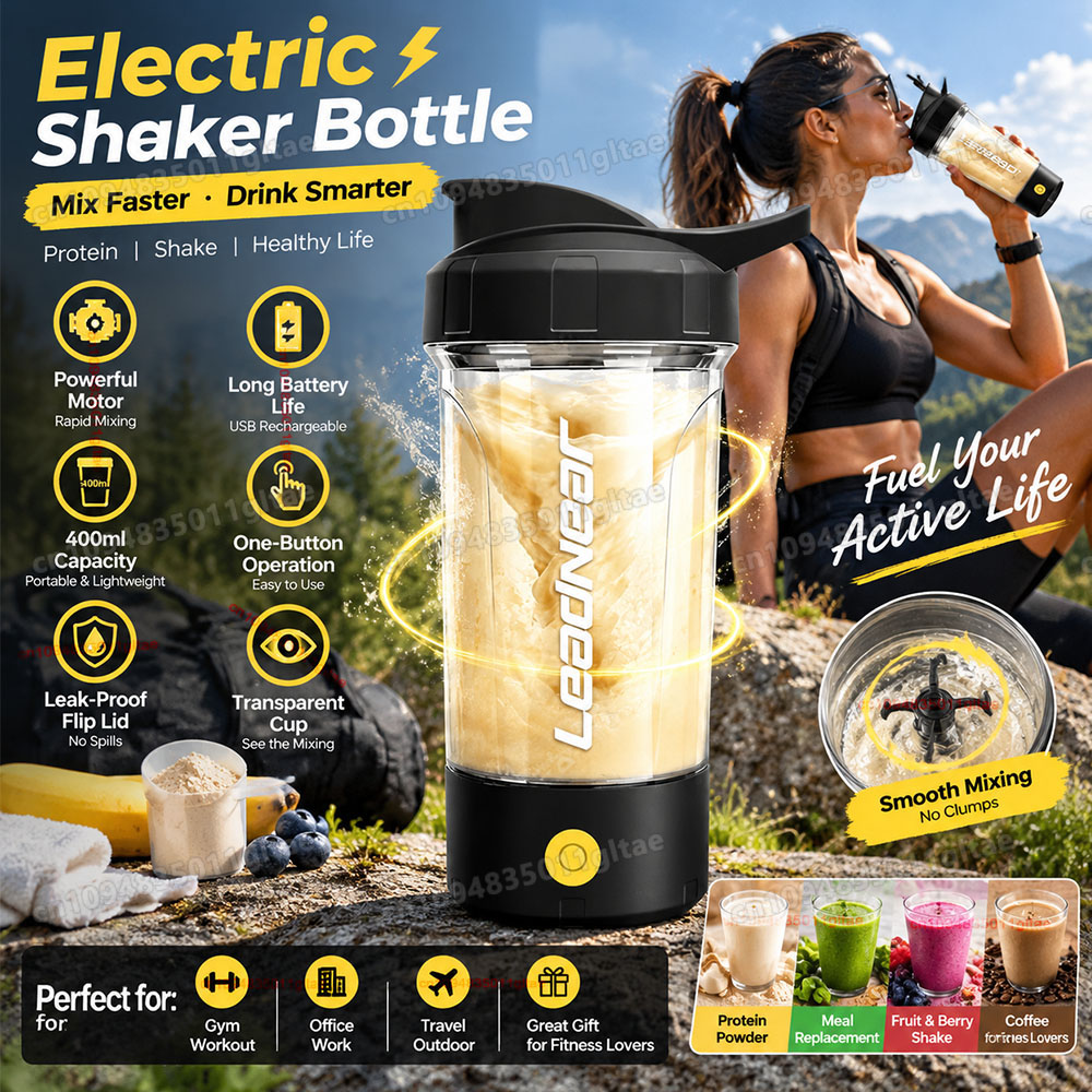 Protein Bar - Elektrischer Mixerbecher, tragbarer Mixerbecher, Mixer für