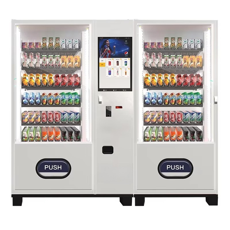 Food Snacks Drinks - Automatischer Kaltgetränke-Verkaufsautomat Intelligenter Getränke- und Snackspender