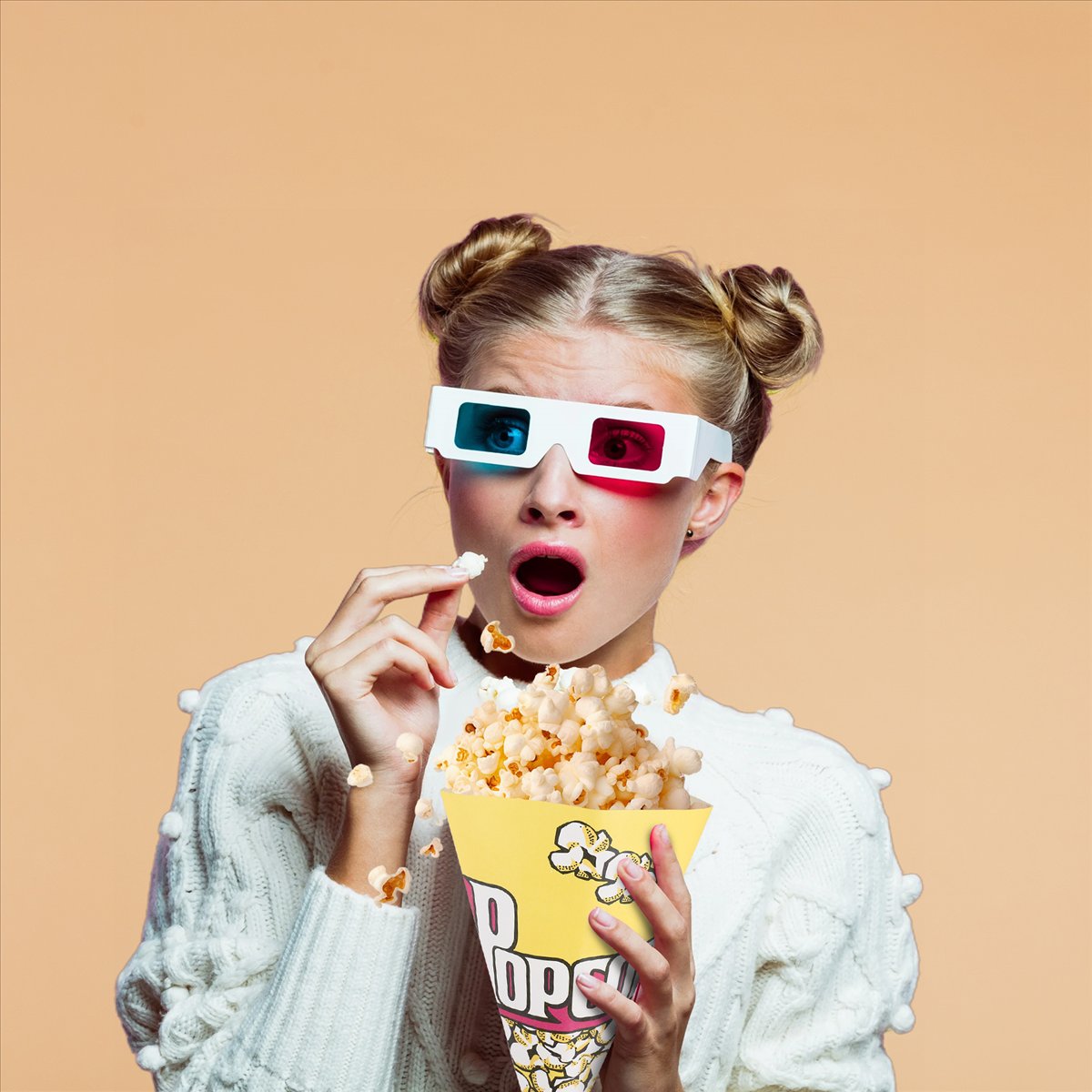 Popcorn - [Aktionen]100X Popcornbeutel Papiertüten Mandeln Popcorn S