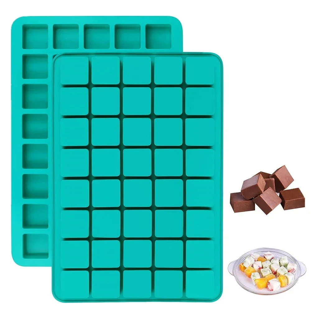 Chocolate Snack - 1 Stück Quadratische Silikonform für Karamellbonbons,