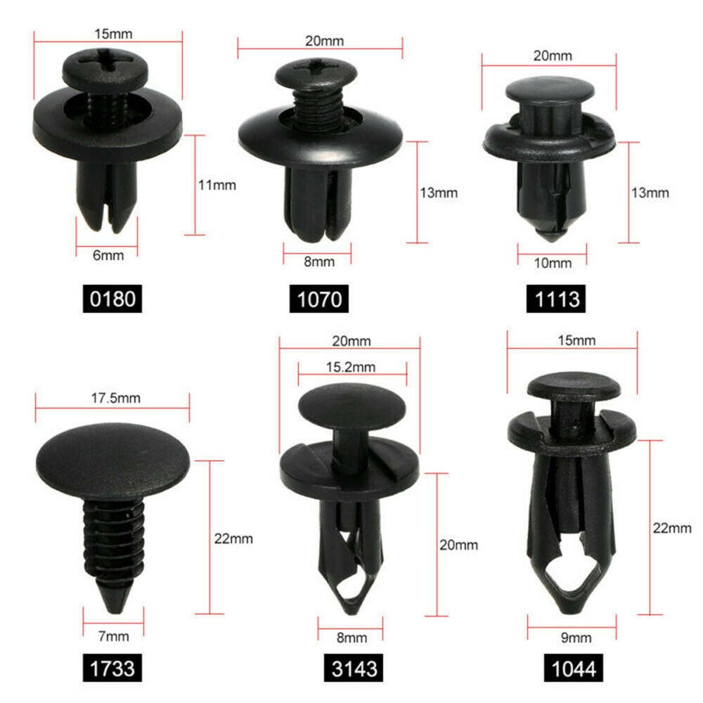 Trail Mix - Befestigungs clip gemischte Karosserie Push Retainer