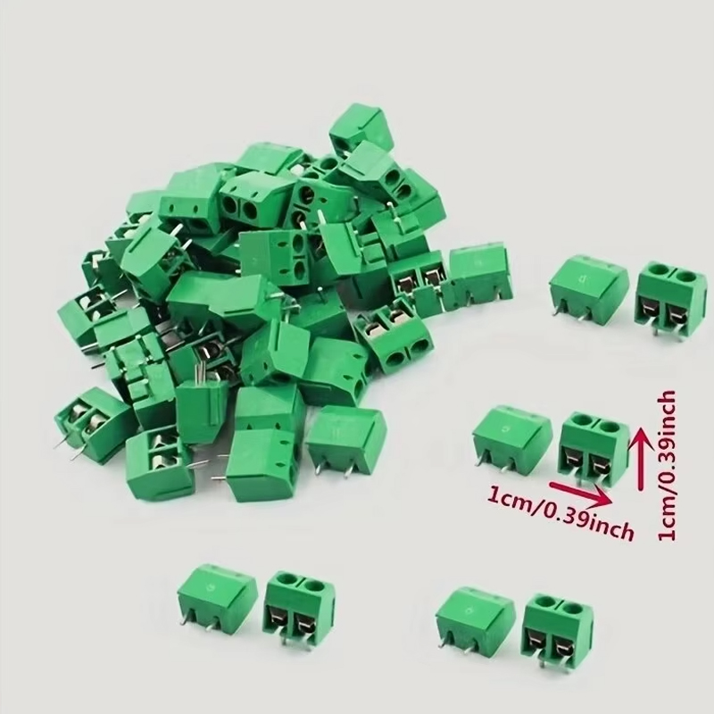 50PCS PCB Terminal Block Steck – Nuts Mix Bewertung und Preis