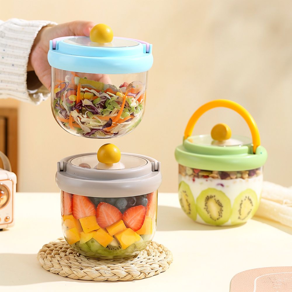 Tragbarer Salatbehälter im Ins – Healthy Snacks Food Bewertung und Preis