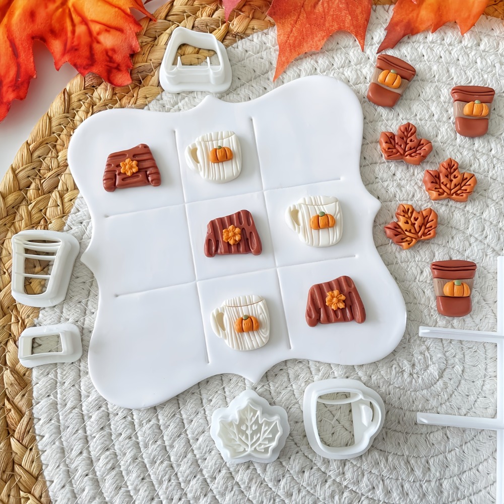 7-teiliges Herbst-Tic-Tac-Toe- – Cookies Pack Bewertung und Preis