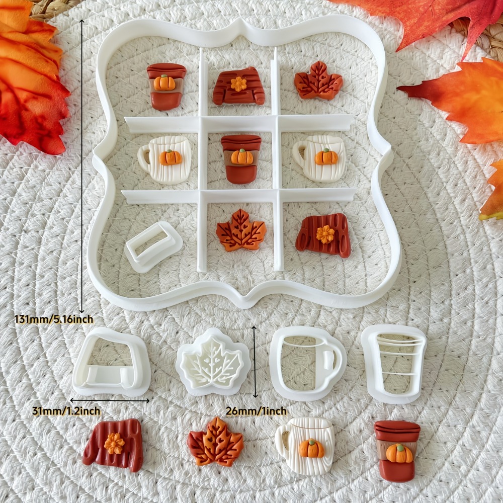 7-teiliges Herbst-Tic-Tac-Toe- – Cookies Pack Bewertung und Preis