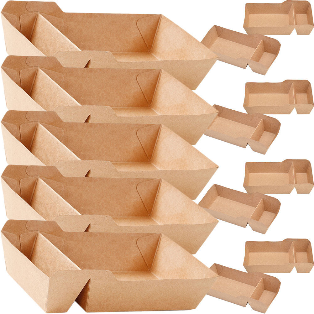 50 Stück Papier-Lebensmittelbo – Chocolate Snack Bewertung und Preis